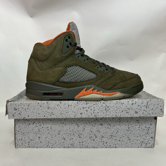 Nike Air Jordan 5 Retro OG “Olive/Green Orange Grey” main image 8